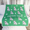 Personalized Custom Bull Terrier Blanket for Dog Mother Mom Dog Father Dad Dog Lover for Women Men Boy Girl Christmas Customized Bed Fleece Throw Blanket | teecentury