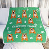 Personalized Custom Bulldog Blanket for Dog Mother Mom Dog Father Dad Dog Lover for Women Men Boy Girl Birthday Christmas Customized Bed Fleece Throw Blanket | teecentury