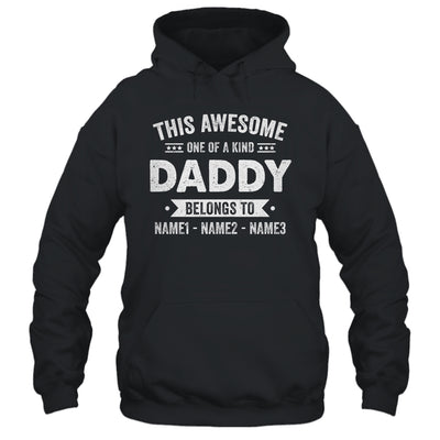 Personalized This Awesome Daddy Belongs To Custom Daddy With Kids Name Fathers Day Birthday Christmas
