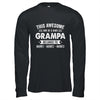 Personalized Custom Kids Name This Awesome Grampa Belongs To Kids Custom Grampa With Kid's Name For Men Fathers Day Birthday Christmas Shirt & Hoodie | teecentury