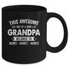 Personalized Custom Kids Name This Awesome Grandpa Belongs To Kids Custom Grandpa With Kid's Name For Men Fathers Day Birthday Christmas Mug | teecentury