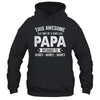 Personalized Custom Kids Name This Awesome Papa Belongs To Kids Custom Papa With Kid's Name For Men Fathers Day Birthday Christmas Shirt & Hoodie | teecentury