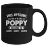 Personalized Custom Kids Name This Awesome Poppy Belongs To Kids Custom Poppy With Kid's Name For Men Fathers Day Birthday Christmas Mug | teecentury