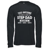 Personalized Custom Kids Name This Awesome StepDad Belongs To Kids Custom Stepfather With Kid's Name For Men Fathers Day Birthday Christmas Shirt & Hoodie | teecentury