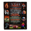 Personalized Football To My Daughter Blanket From Mom Dad Believe In Yourself Daughter Birthday Graduation Christmas Customized Fleece Throw Blanket Blanket | Teecentury.com