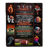 Personalized Football To My Granddaughter Blanket From Grandma Believe In Yourself Granddaughter Birthday Graduation Christmas Customized Fleece Throw Blanket Blanket | Teecentury.com