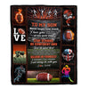 Personalized Football To My Son Blanket From Mom Dad Believe In Yourself Son Birthday Graduation Christmas Customized Fleece Throw Blanket Blanket | Teecentury.com