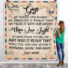 Personalized Gigi Blanket From Grandkids We Hugged This Blanket Mail Letter Gigi Birthday Mothers Day Christmas Customized Fleece Blanket Blanket | Teecentury.com