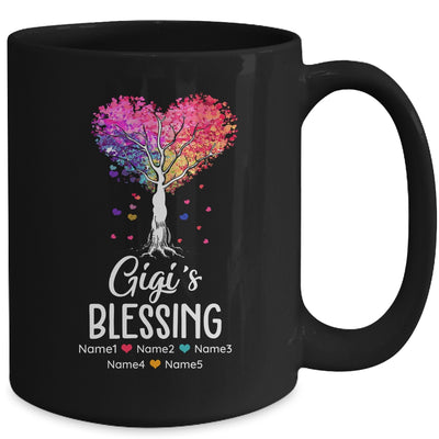 Personalized Gigi Is Blessed With Grandkids Name Colortree Custom Grandma Mothers Day Birthday Christmas Mug | teecentury