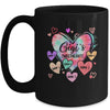 Personalized Gigi Sweethearts Custom With Grandkids Name Valentines Day Mothers Day Birthday Christmas Mug | teecentury