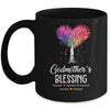 Personalized Godmother Is Blessed With Kids Name Colortree Custom Mom For Women Mothers Day Birthday Christmas Mug | teecentury