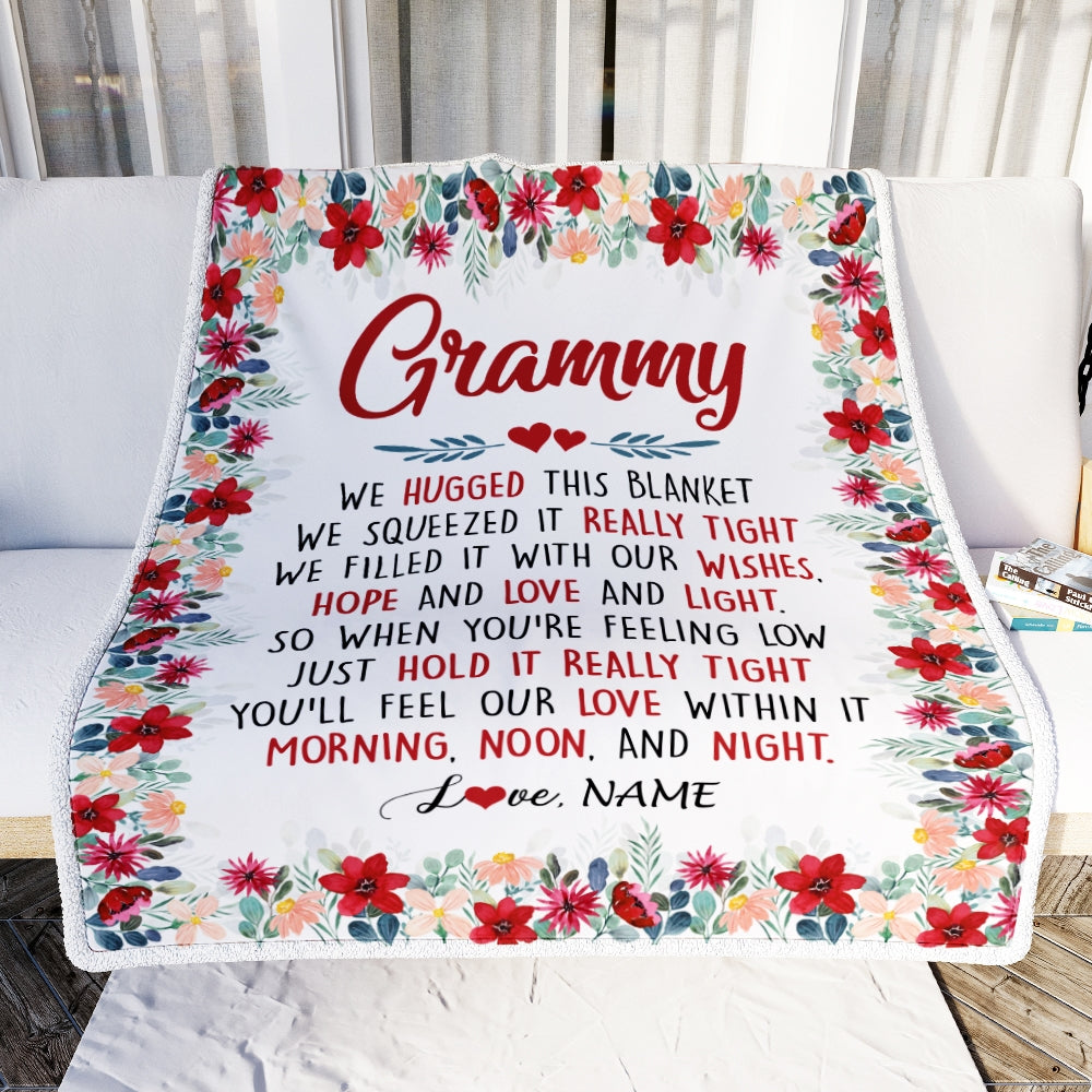 Personalized grammy blanket hot sale