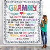 Personalized Grammy Blanket From Grandkids We Hugged This Blanket Grammy Birthday Mothers Day Christmas Customized Gifts Fleece Blanket Blanket | Teecentury.com