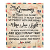 Personalized Grammy Blanket From Grandkids We Hugged This Blanket Mail Letter Grammy Birthday Mothers Day Christmas Customized Fleece Blanket Blanket | Teecentury.com