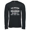 Personalized Grandad Custom Kids Name This Awesome Grandad Belongs To Grandad Fathers Day Birthday Christmas Shirt & Hoodie | teecentury