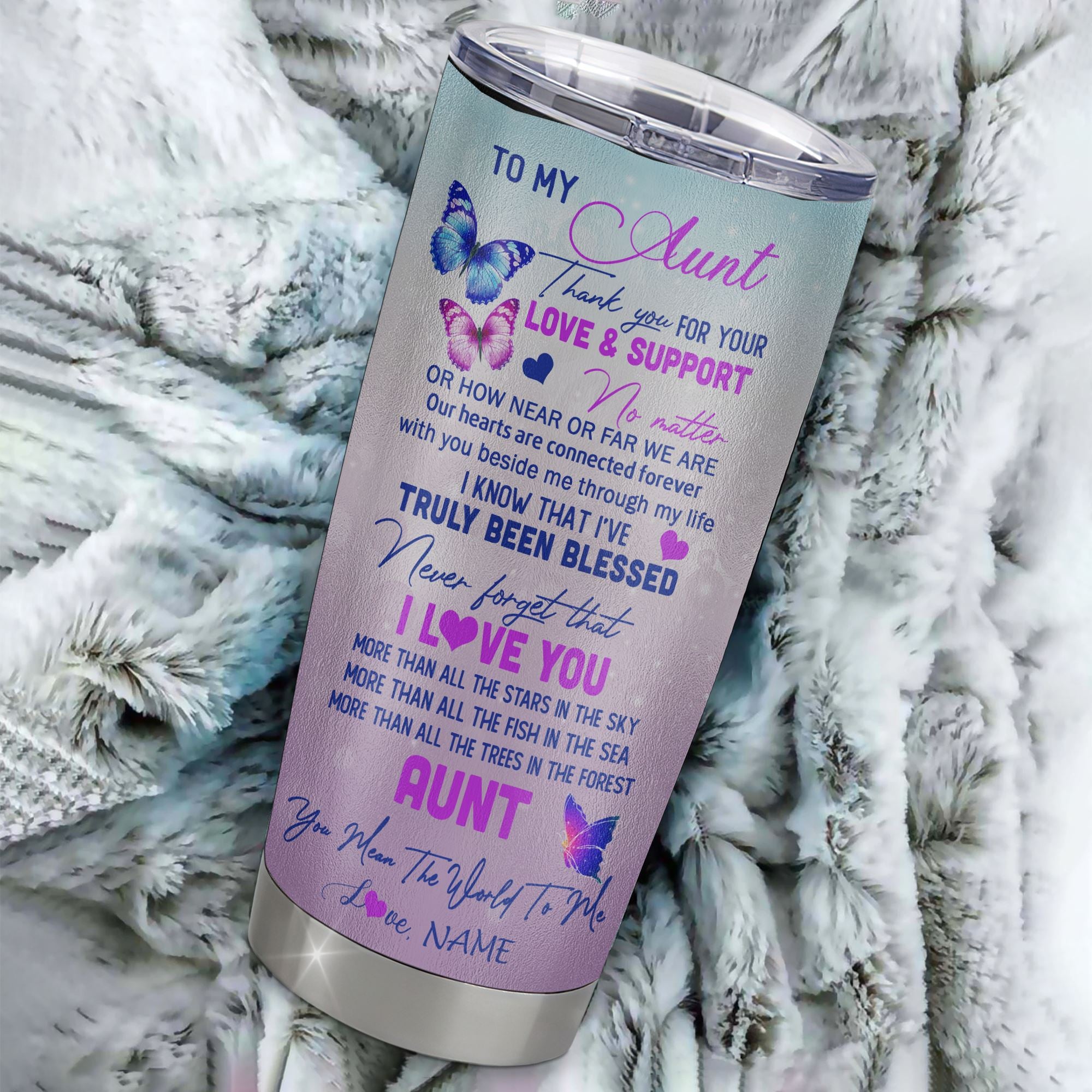 Personalized Grandma From Granddaughter Stainless Steel Tumbler Cup Thank You Never Forget I Love You Grandma Mothers Day Birthday Christmas Travel Mug | teecentury