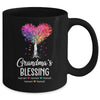 Personalized Grandma Is Blessed With Grandkids Name Colortree Custom Grandma Mothers Day Birthday Christmas Mug | teecentury