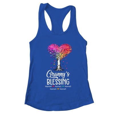 Personalized Granny Is Blessed With Grandkids Name Colortree Custom Grandma Mothers Day Birthday Christmas Shirt & Tank Top | teecentury