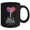 Personalized Lala Is Blessed With Grandkids Name Colortree Custom Grandma Mothers Day Birthday Christmas Mug | teecentury