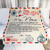 Personalized Letter Blanket To My Niece From Aunt Auntie Uncle I'm So Proud Of You Niece Birthday Christmas Thanksgiving Graduation Customized Fleece Blanket Blanket | Teecentury.com
