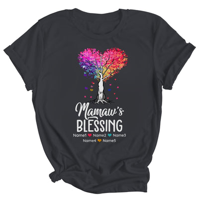 Personalized Mamaw Is Blessed With Grandkids Name Colortree Custom Grandma Mothers Day Birthday Christmas Shirt & Tank Top | teecentury