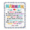 Personalized MawMaw Blanket From Grandkids We Hugged This Blanket MawMaw Birthday Mothers Day Christmas Customized Fleece Blanket Blanket | Teecentury.com