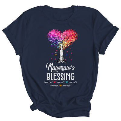 Personalized Mawmaw Is Blessed With Grandkids Name Colortree Custom Grandma Mothers Day Birthday Christmas Shirt & Tank Top | teecentury