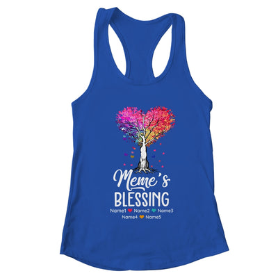 Personalized Meme Is Blessed With Grandkids Name Colortree Custom Grandma Mothers Day Birthday Christmas Shirt & Tank Top | teecentury