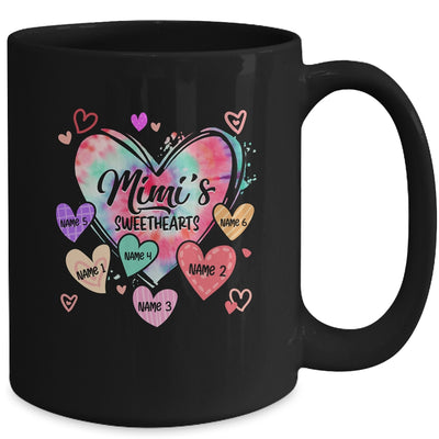 Personalized Mimi Sweethearts Custom With Grandkids Name Valentines Day Mothers Day Birthday Christmas Mug | teecentury