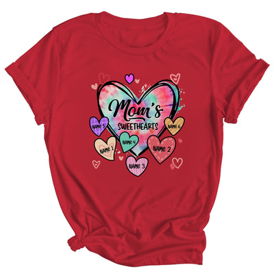 Personalized Mom Sweethearts Custom With Kids Name Valentines Day Mothers Day Birthday Christmas Shirt & Tank Top | teecentury