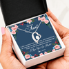 Forever Love Necklace | Personalized My Dear Aunt Necklace From Niece Thank You For Being The Best Aunt Ever Pendant Jewelry Birthday Mothers Day Christmas Customized Message Card | teecentury