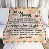 Personalized Nanny Blanket From Kids We Hugged This Blanket Mail Letter Nanny Birthday Mothers Day Christmas Customized Fleece Blanket Blanket | Teecentury.com