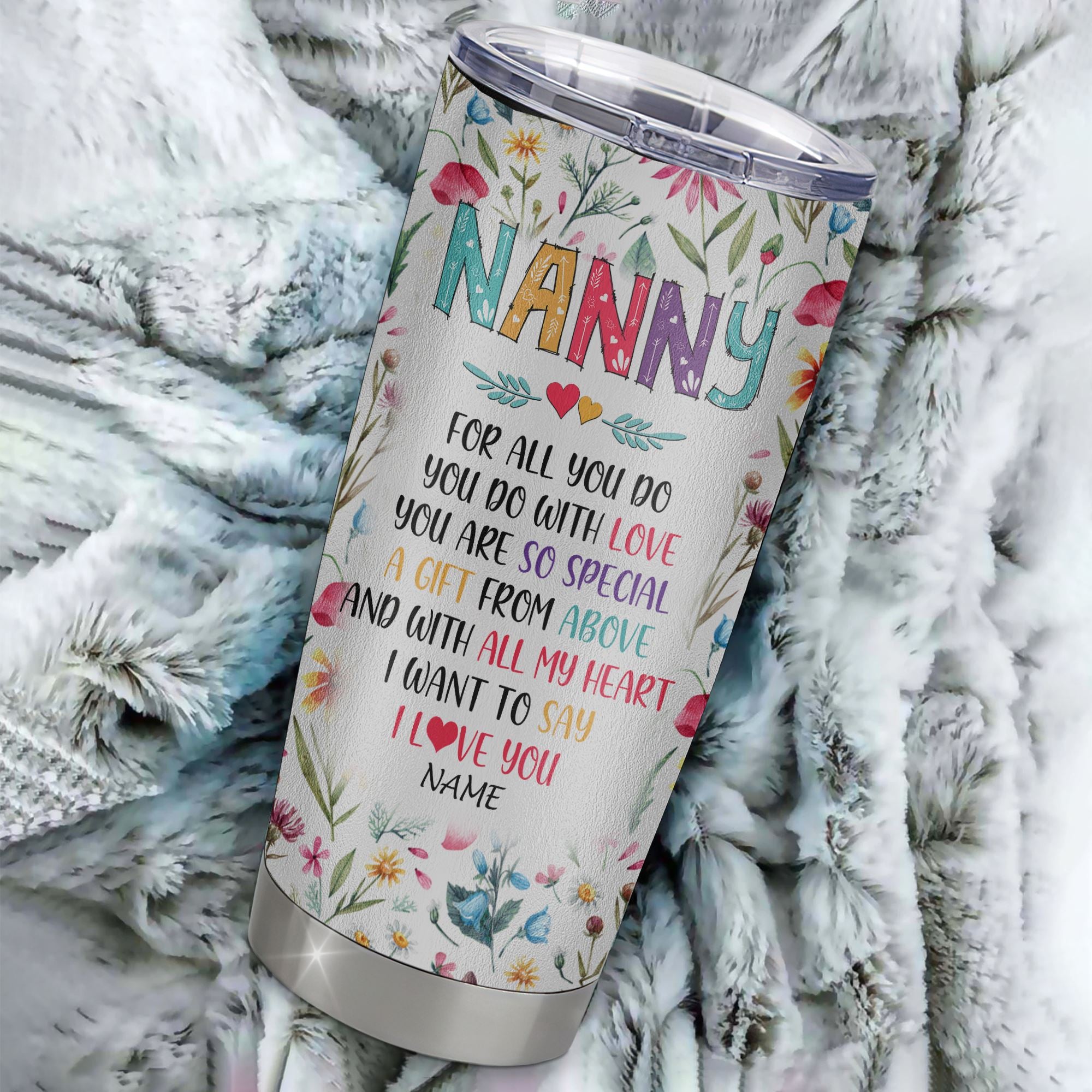 Personalized Nanny From Kids Stainless Steel Tumbler Cup You Are So Special I Love You Nanny Mothers Day Birthday Christmas Travel Mug | teecentury