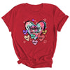 Personalized Nanny Sweethearts Custom With Grandkids Name Valentines Day Mothers Day Birthday Christmas Shirt & Tank Top | teecentury