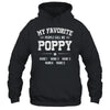 Personalized Poppy With Kids Name My Favorite People Call Me Poppy Custom For Men Fathers Day Birthday Christmas Shirt & Hoodie | teecentury