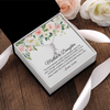Alluring Beauty Necklace | Personalized The Bond Between Mother And Daughter Necklace Thank You Love Mom Jewelry Birthday Mothers Day Christmas Customized Gift Box Message Card | teecentury