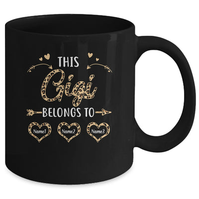 Personalized This Gigi Belongs To Kids Custom Gigi With Kid's Name Leopard For Women Mothers Day Birthday Christmas Mug | teecentury