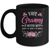 Personalized This Granny Is Blessed With Kids Custom Granny With Grandkid's Name Flower For Women Mothers Day Birthday Christmas Mug | teecentury