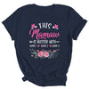 Personalized This Mamaw Is Blessed With Kids Custom Mamaw With Grandkid's Name Flower For Women Mothers Day Birthday Christmas Shirt & Tank Top | teecentury