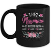 Personalized This Mawmaw Is Blessed With Kids Custom Mawmaw With Grandkid's Name Flower For Women Mothers Day Birthday Christmas Mug | teecentury