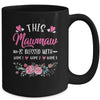 Personalized This Mawmaw Is Blessed With Kids Custom Mawmaw With Grandkid's Name Flower For Women Mothers Day Birthday Christmas Mug | teecentury