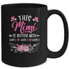 Personalized This Mimi Is Blessed With Kids Custom Mimi With Grandkid's Name Flower For Women Mothers Day Birthday Christmas Mug | teecentury