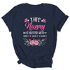 Personalized This Nanny Is Blessed With Kids Custom Nanny With Grandkid's Name Flower For Women Mothers Day Birthday Christmas Shirt & Tank Top | teecentury