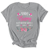 Personalized This Nanny Is Blessed With Kids Custom Nanny With Grandkid's Name Flower For Women Mothers Day Birthday Christmas Shirt & Tank Top | teecentury