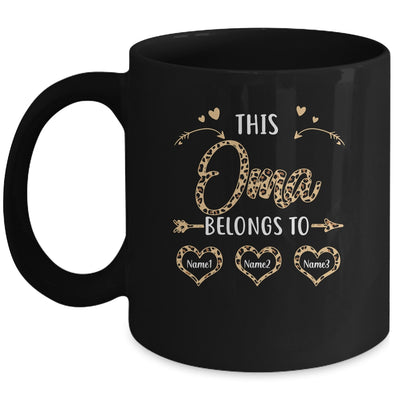 Personalized This Oma Belongs To Kids Custom Oma With Kid's Name Leopard For Women Mothers Day Birthday Christmas Mug | teecentury