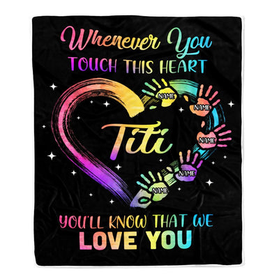Personalized Titi Blanket From Niece Nephew We Love You Kids Titi Birthday Mothers Day Christmas Customized Bed Fleece Throw Blanket | teecentury
