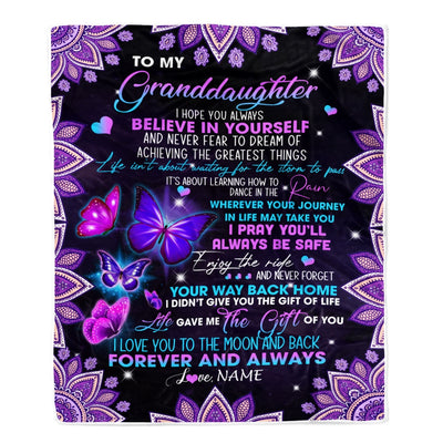 Granddaughter blanket from nana shop