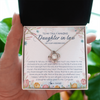 Love Knot Necklace | Personalized To My Amazing Daughter In Law Necklace from Mother In Law Daughter In Law On Your Wedding Day Bride Jewelry Customized Gift Box Message Card | teecentury