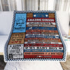 Personalized To My Amazing Godson Blanket From Godmother Godfather Wood It A Big Hug Godson Birthday Graduation Christmas Customized Bed Fleece Throw Blanket | teecentury