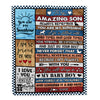 Personalized To My Amazing Son Blanket From Mom Dad Mother Wood It A Big Hug Son Birthday Graduation Christmas Customized Bed Fleece Throw Blanket | teecentury